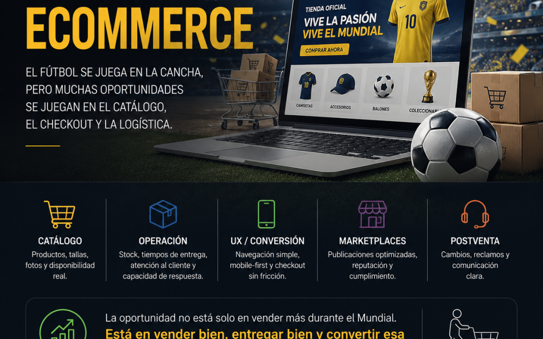 ⚽ Este Mundial 2026 lo quiero mirar desde otro ángulo: el comercio digital 🥇